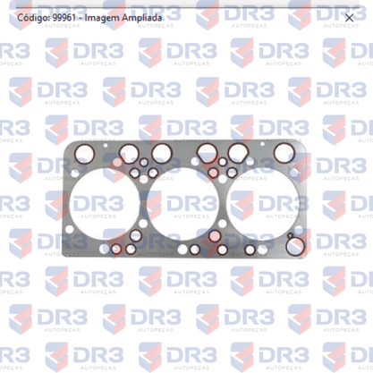 Junta Cabecote Scania 113 257375 331091 507679 99961 Sabo
