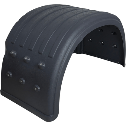 Kit 2 Paralamas Tracao Scania S4 S5 Envolvente Plastico Preto Original