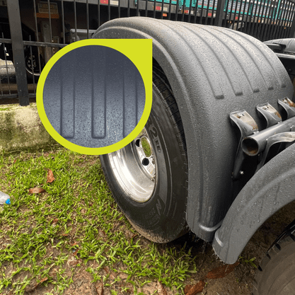 Kit 2 Paralamas Tracao Scania S4 S5 Envolvente Plastico Preto Original