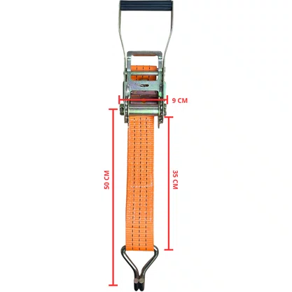Kit 3 Cinta Catraca Amarracao Laranja 50mm 3t 9m Gacnho J Bester