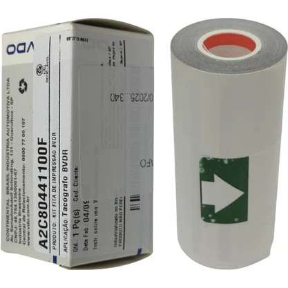 Kit 5 Bobinas Fitas Diagrama Tacografo Digital 1.0 Branco VDO