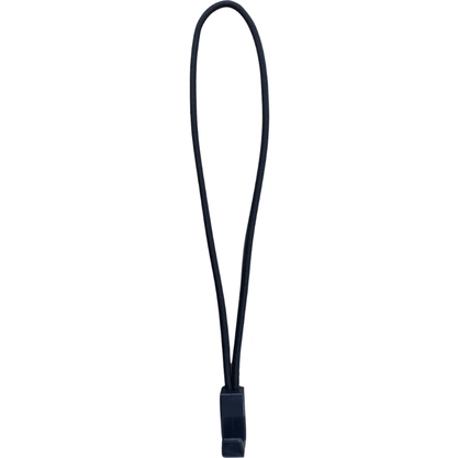 Kit 50 Borrachas De Lona Preto Gancho Plastico Bester