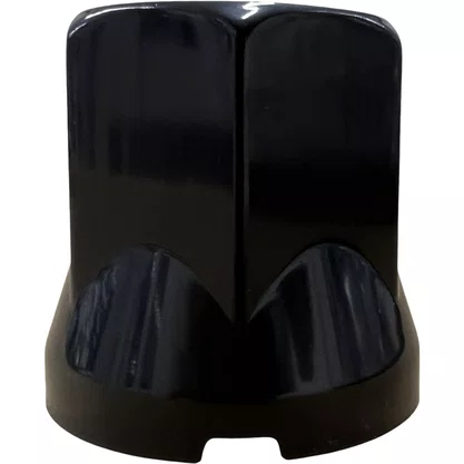 Kit 60 Capa Porca Lisa 32 33mm Preta 412323322P Venka