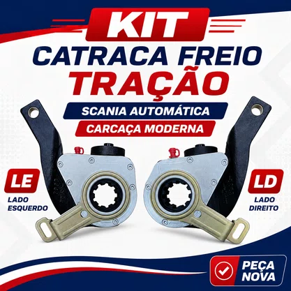 Kit Catraca Freio Tracao Scania Automatica LD LE Carcaca Moderna Bester