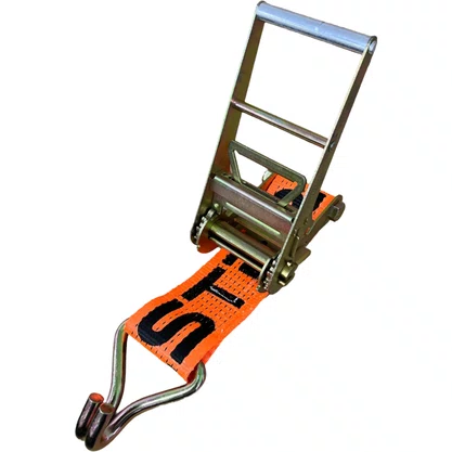 Kit Cinta Catraca Amarracao Laranja 100mm 10t 9m Gancho J Bester