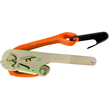 Kit Cinta Catraca Amarracao Laranja 50mm 5t 9m Gancho Flat Bester