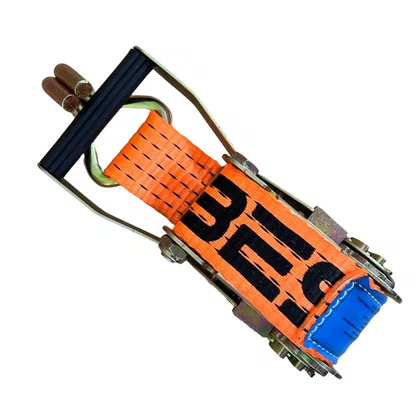 Kit Cinta Catraca Amarracao Laranja 50mm 5t 9m Gancho J Bester