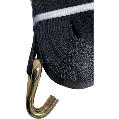 Kit Cinta Catraca Amarracao Preto 50mm 5T 9m Gancho J Bester
