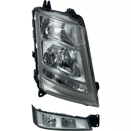 Kit Farol Completo Iluminacao FH14 2015 Em Diante Foco Duplo
