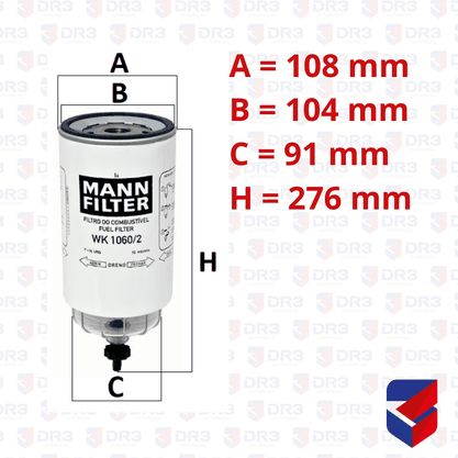 Kit Filtro Troca de Oleo Scania 440 Euro 5 Mann Filter