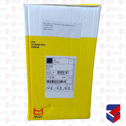 Kit Motor STD Camisa Anel Largo Scania 124 420CV K9302