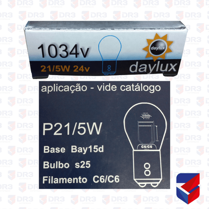 Lampada 2 Polo 24V 21/5W DL-1034