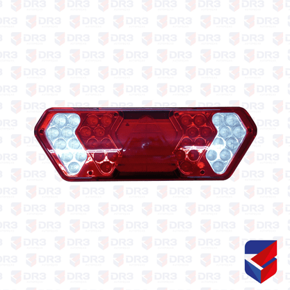 Lanterna Carreta Guerra Led LD Lente Plastico L3135