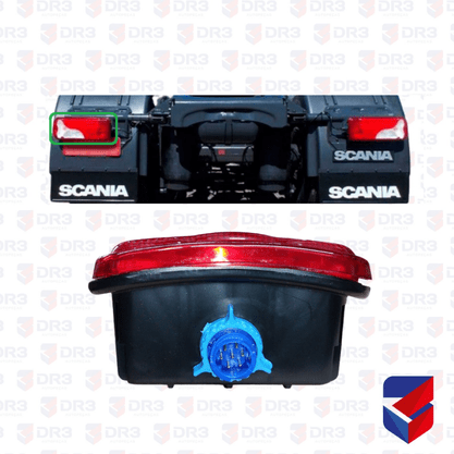 Lanterna Traseira Scania S4 P G R Botinha LE 1756754 Gauer