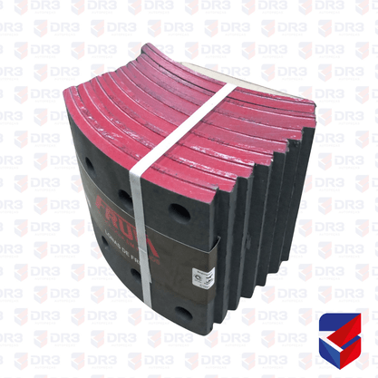 Lona de Freio Frum 2203E L227 TH164 Vermelha