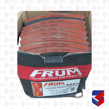 Lona de Freio TH204 DC333 2202E L636 CA33 Vermelha