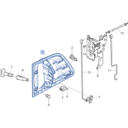 Macaneta Externa LD Scania S4 Sem Chave 1488410