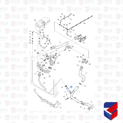 Mangueira Radiador Scania S5 19312 1777735