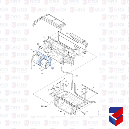 Motor Caixa de Ar Scania S5 RC530649 1854876