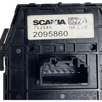 Painel Controle Iluminacao e Alerta Scania NTG 2095860 Original