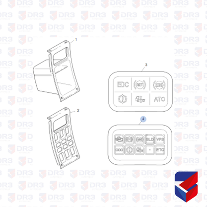 Painel Diagnostico Scania S4 1441862 1411641