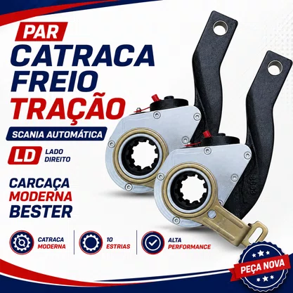 Par Catraca Freio Tracao Scania Automatica LD Carcaca Moderna Bester
