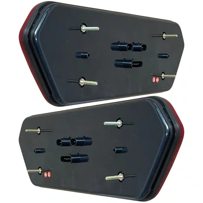 Par Lanterna Carreta Guerra LED LD LE Lente Acrilico Universal Bester