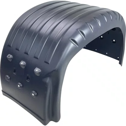 Paralama Tracao Scania Super Envolvente Plastico Preto Original