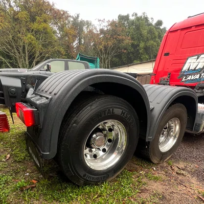 Paralama Tracao Truck Scania S4 S5 Envolvente Plastico Original