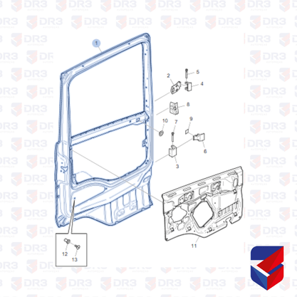 Porta Scania 124 Frontal LD 1686/6 1476535