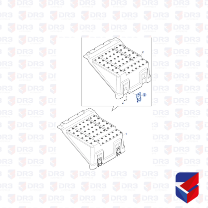 Presilha Tampa Caixa Bateria Scania NTG 2563438