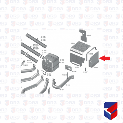 Protetor Calor Lateral Scania 124 SI020L 1526655