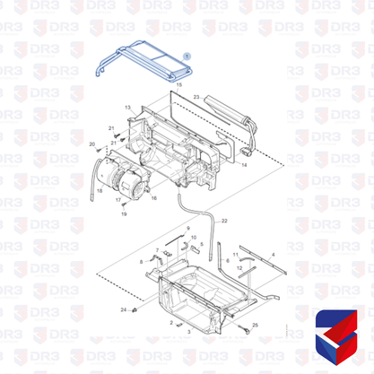 Radiador Ar Quente Scania S5 2008 2125525 2251191