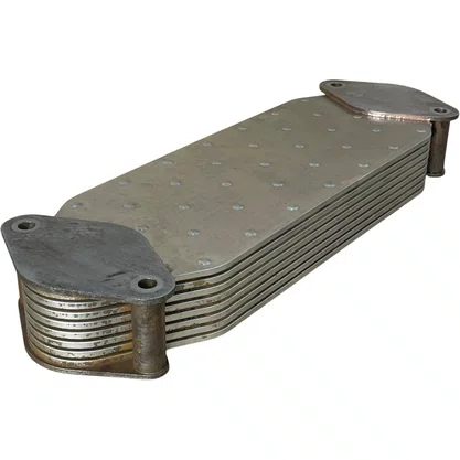 Radiador Oleo Motor Scania S4 P G R NTG 8 Aletas Original
