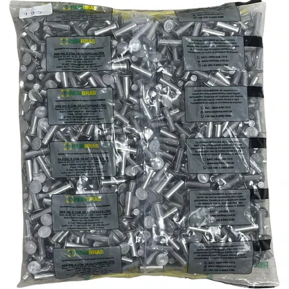 Rebite Lona De Freio Carreta Rebibras 10x14 1000 Und Redibras