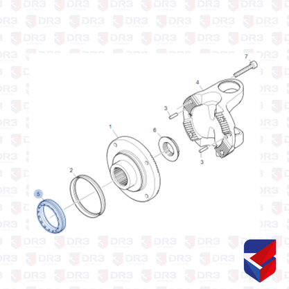 Retentor Traseiro Caixa 6/8 Marcha 7555V 07985BRY