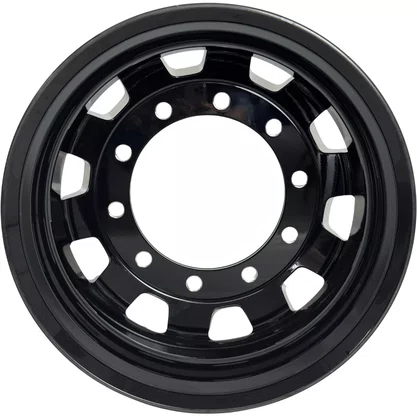 Roda Aluminio 22,5x8,25 Dianteiro Traseiro Preta Bester