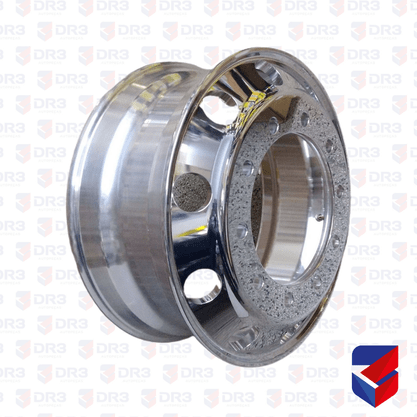 Roda Aluminio 22,5x8,25 Dianteiro Borda Simples 10 Furos Roadline