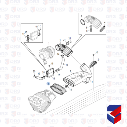 Sanfona Tomada Ar Scania NTG 2490792