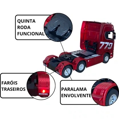 Caminhão Scania 770 S V8 Truck Controle Remoto Bester