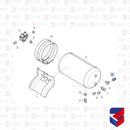 Sensor Pressão Ar Balão Scania S4/S5 4410441010 1781199