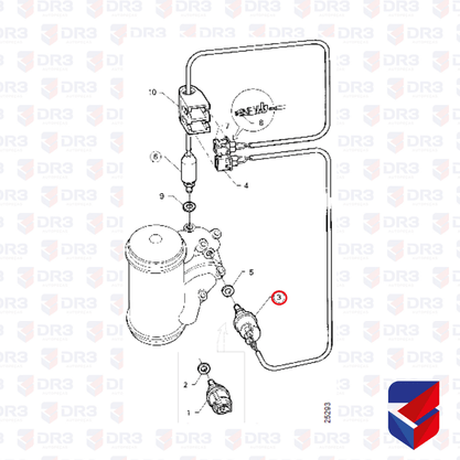 Sensor Pressao Oleo Scania 113 1316331