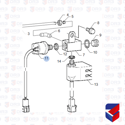 Sensor Pressao Oleo Scania S4 BR2143 1452862