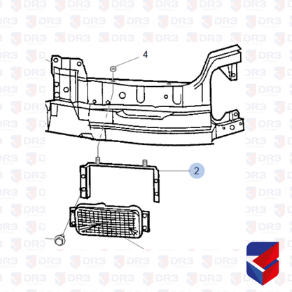 Suporte Farolete Scania S4 8906 1520919