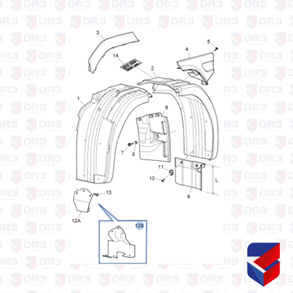 Suporte Inferior Paralama Scania S5 LE ME1674 1873215