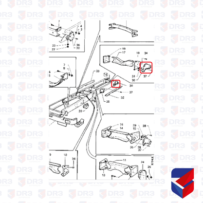 Suporte Jumelo Mola Traseira Scania SC02006 283642 Silc