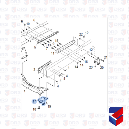 Suporte Mola Dianteira LE Scania Euro5 1785814