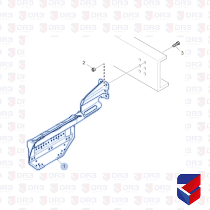 Suporte Dianteiro Paralama Scania NTG LD ME1992 2054586