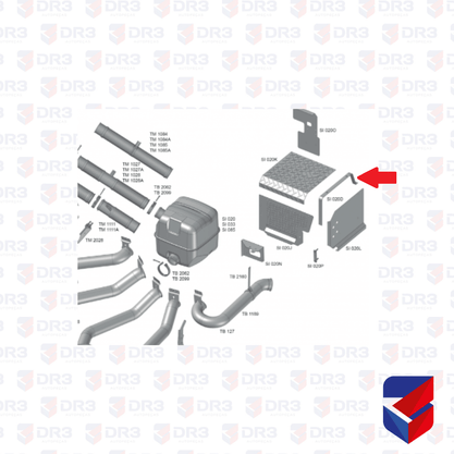 Suporte Passarela Scania T/R 114/124 SI020D 1442119