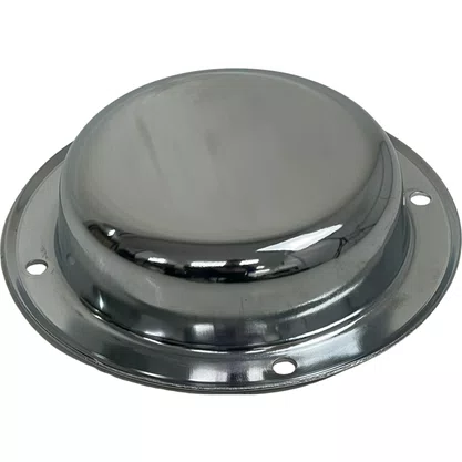 Tampa Cubo Roda Cromada Randon 4 Furos Pequena C073
